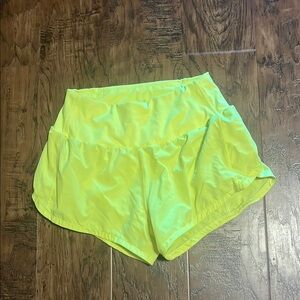 Neon Yellow Women's Shorts